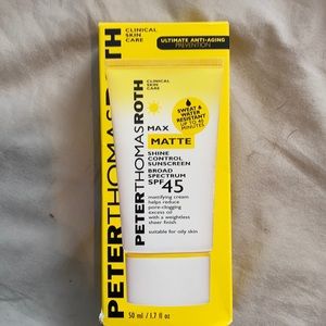 Brand new shine control sunscreen